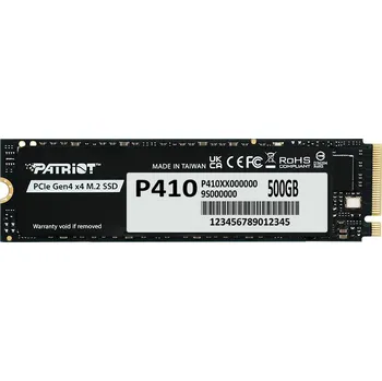 Interní pevný disk PATRIOT P410/500GB/SSD/M.2 NVMe/5R P410P500GM28H
