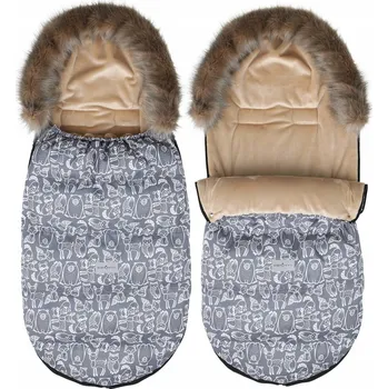 Fusak Dětský fusak do kočárku BABYMAM Maxi - Boho/béžový