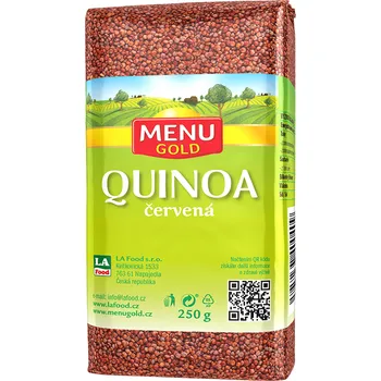 CZ distribuce MENU GOLD Quinoa červená 250 g