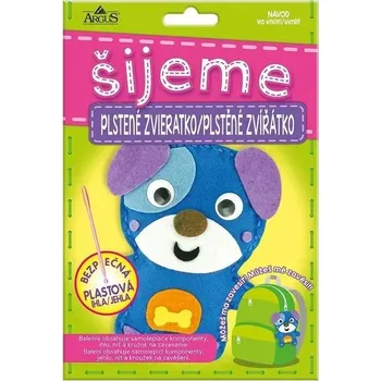 Výtvarná sada Kreativní tvoření - šijeme plstěné zvířátko - Pes - 1911-0014