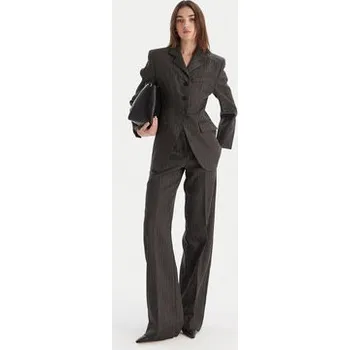 Dámské kalhoty Marella Palazzo kalhoty Renoir 2523136082 Hnědá Wide Leg 40