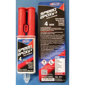 Průmyslové lepidlo Speed Epoxy II 4 min v injekčních stříkačkách 28g
