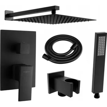 Mexen Uno DR02 podomítková sprchová sada, černá - 71435DR02-70 Podomítkové sprchové systémy