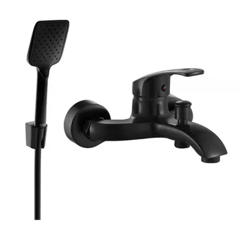 Vodovodní baterie Mexen Fabia R62 vanaová baterie se sprchovou sadou, černá - 74653R62-70 Bateriové soupravy