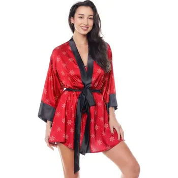 Dámský župan Krásný župan Aster robe red - Anais Velikost: L/XL