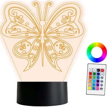 IP kamera Noční lampa Diamond3DLamp vícebarevná