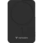 POWERBANKA 20000MAH VERBATIM CHARGE N GO MAGNETICKÁ BEZDRÁTOVÁ ČERNÁ 32223