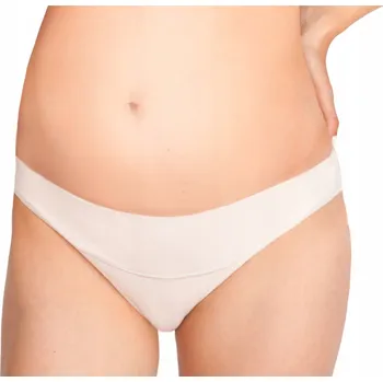 Kalhotky TĚHOTENSKÉ KALHOTKY KALHOTKY NÍZKÉ POD BŘICHO BAVLNĚNÉ BÉŽOVÉ BEZTLAKOVÉ M