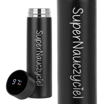 Termoska Termoska Smart LED Černá | Dárek Ke Dni Učitelů | Super Učitel
