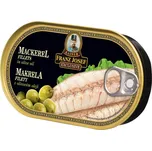 CZ distribuce FRANZ JOSEF KAISER Makrela filety v olivovém oleji 170 g