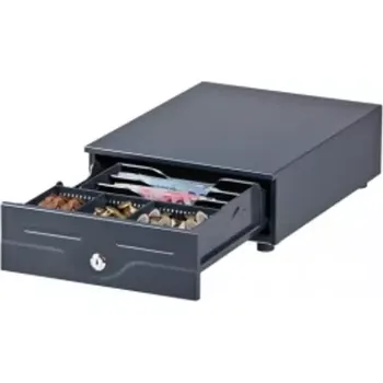 Kancelářská technika Pokladní zásuvka Metapace K-4, 24 V RJ11 pro tiskárny účtenek, černá