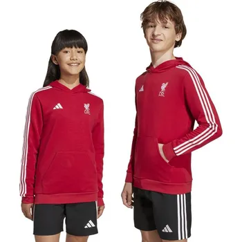 Pánská mikina Adidas Liverpool FC Hoody Kids HD mikina JW7904 128 cm