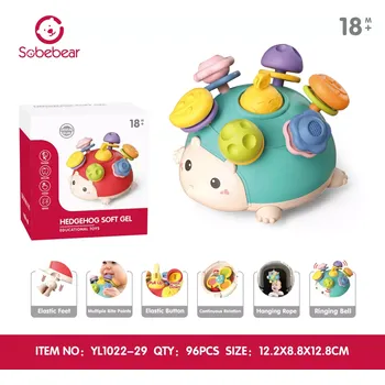 Multifunkční smyslová hračka ježek pro nejmenší