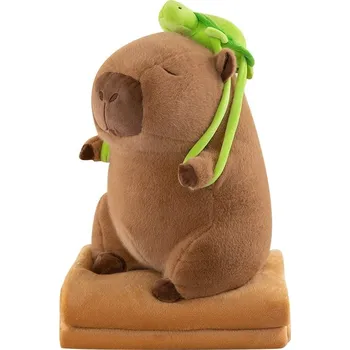 plyšák DUŻY PLYŠÁK PLYŠÁK KAPYBARA 80 CM KAPYBARA S BATOHEM DÁREK