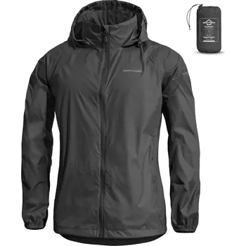 Dámská cargo bunda Dámská bunda PENTAGON CLOUDBURST PACKABLE WOMENS RAIN JACKET K07020 BLACK M
