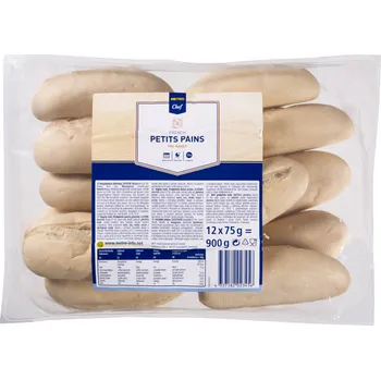 Výhodná cena Bagetky světlé 12 x 75 g