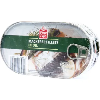 paštika a pomazánka Výhodná cena Makrela v rostlinném oleji 170 g