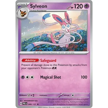 Sběratelská karetní hra Sylveon 040/131 - Prismatic Evolutions Typ karty: Holo