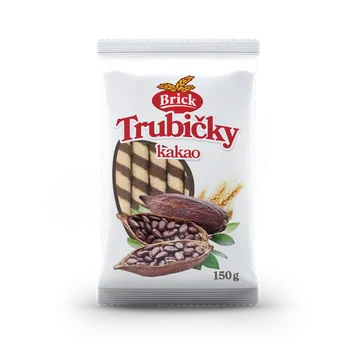 CZ distribuce DELASHERAS Brick Trubičky kakao 150 g