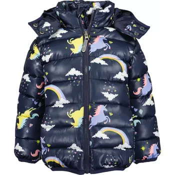 Dívčí bunda Dívčí zimní bunda s jednorožci Blue Seven velikost 104 (795709)