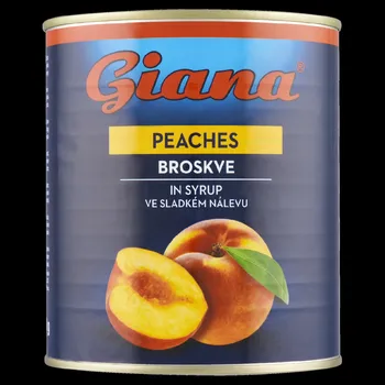 CZ distribuce Giana Broskve půlené 850 ml