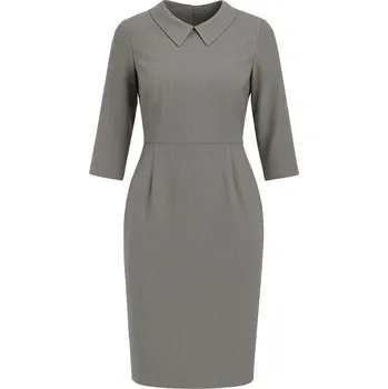 Dámské šaty Zocha Dámské pouzdrové šaty Z073 Z073_grey S