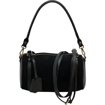 Kabelka Kabelka kožená 698-c Itálie barva: černá