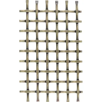 Zábradlí dekorativní síto, nerez AISI 316, barva měděná - rozměr 1000 x 2000 x 3,3 mm, broušená nerez, pouze na objednávku, min. odběr 10 ks