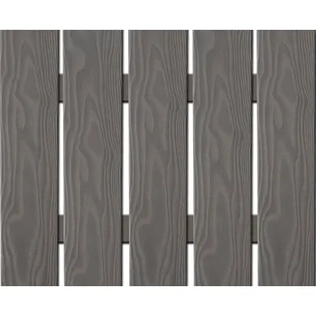 WPC plotovka 3D line Nextwood, šířka 139 mm, barva šedá II. jakost Výška: 2 metry