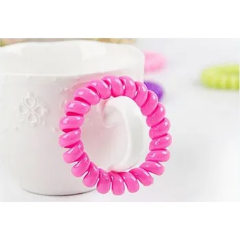 Flamenco Mystique Gumička do vlasů, Barva: Zelená Barva: Różowy