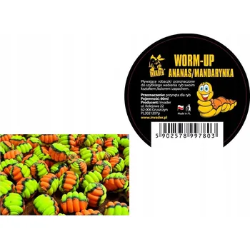 Boilies PLOVOUCÍ BOILIES WORM UP INVADER - ANANAS 60 Ml