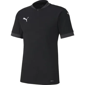 Pánské tričko Pánské triko Puma TEAM FINAL TEE XS Černá, Bílá, Tmavě šedá