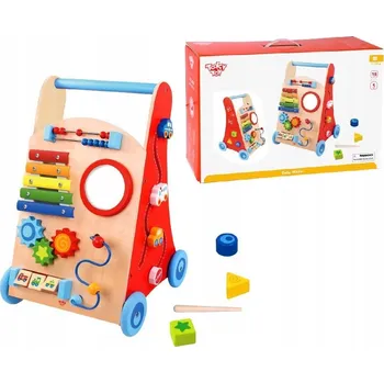 Odrážedlo TOOKY TOY Multifunkční Chodítko Odrážedlo s Panelem