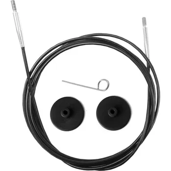 Jehlice KnitPro lanko na jehlice se stříbrným spojem 94cm