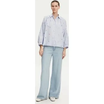 Pánská móda Weekend Max Mara Košile Gilly 2515111132 Světle modrá Relaxed Fit 50