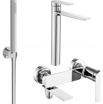 Vodovodní baterie Mexen Zero R70 vana set, chrom - 71113R70-00 Bateriové soupravy