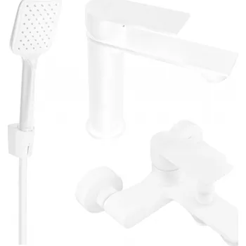 Vodovodní baterie Mexen Royo R62 vana set, bílá - 72203R62-20 Bateriové soupravy