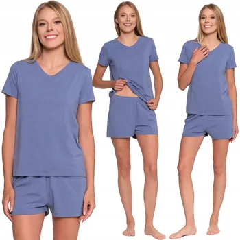 Dámské pyžamo Dámské pyžamo Moraj PDD2800-005 Barva: Modrá, Velikost: XL