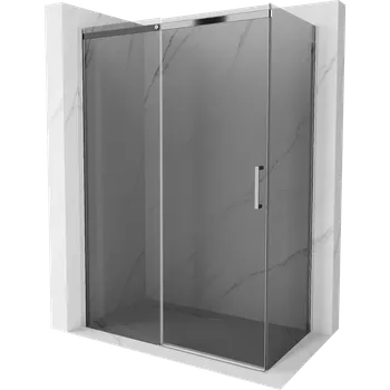 Mexen Omega posuvná sprchová kabina 150 x 80 cm, grafitová, chrom - 825-150-080-01-40 Sprchové kouty