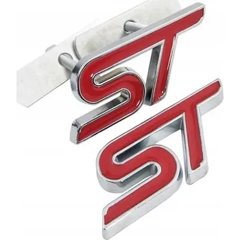 Obraz ST Znak / Emblém Ford na masku chladiče červený FV