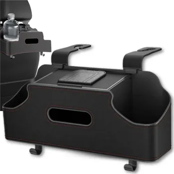 Organizér do auta Camerazar Multifunkční organizér do auta na zadní část sedačky, ekokůže, držák na telefon