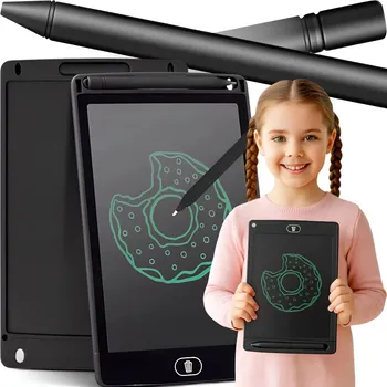 TABLET PRO KRESLENÍ ZMIZÍK LCD TABULE 8,5 PALCŮ ČERNÁ XXL