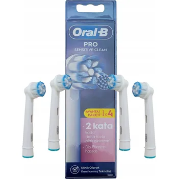 Elektrický zubní kartáček Oral-B Pro Sensitive Clean Hlavice pro elektrické zubní kartáčky, 4 kusy