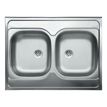 Granitový dřez Dvoukomorový dřez Kuchinox 60 ocel