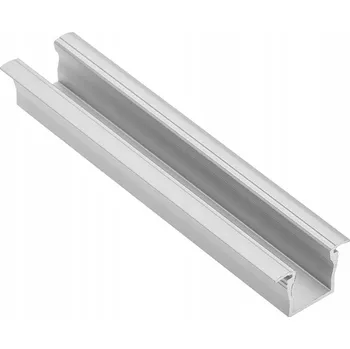 LED osvětlení Hliníkový profil pro LED pásek GLAX MINI pod omítku 2m stříbrný hluboký 12,5x15,2 GTV