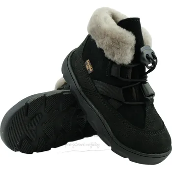 Dívčí zimní obuv Zimní barefoot dětská obuv Froddo G3110258-5 Black - vel. 35