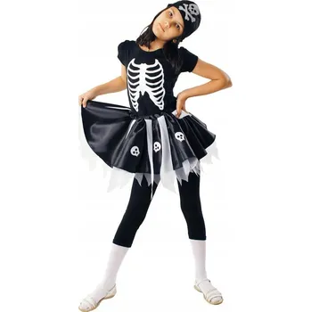 Karnevalový kostým Kostým "Paní Kostra" 98/104