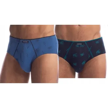 Slipy Pánské slipy LAMA MODRÉ vel. L, 2 ks