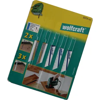 Pilový plátek Pilové listy do přímočaré pily 5ks WOLFCRAFT 2373100