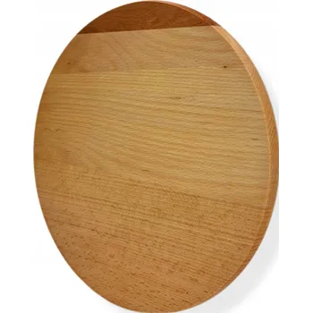 Kuchyňské prkénko Servírovací otočná deska kulatá dřevěná na pizzu sýry malá 25 cm